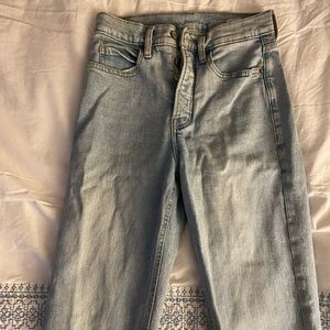 Old Navy straight leg light wash jeans